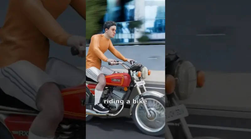 This Is How Most Bike Accidents Happen😨💥#bike #3danimation #motorcycle #rx100 #slick3d #shortfeed